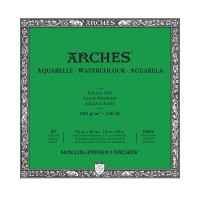 Блок для акварели Arches 300г/м2 Фин 31x31см, 20 листов