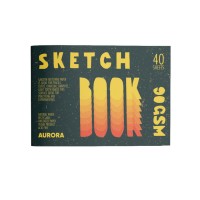 Скетчбук Sketch Book Aurora 90г/м2 16.6x24.4см, 40л.