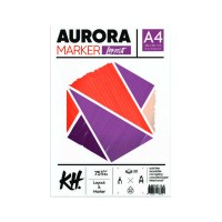 Альбом для маркеров Marker&Layout Aurora 75г/м2 А4, 50л., склейка