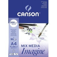 Альбом для графики Canson Imagine A4 мелкое зерно, 50 листов