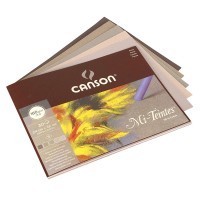 Бумага для пастели `Серые тона` Canson Mi-Teintes, 160г/м2, 24х32см, склейка 30 листов, 5 цветов