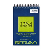 Альбом для графики DRAWING 1264 Fabriano, А5 180г/м2, 30л. (спираль по короткой стороне)