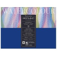 Блок для акварели FABRIANO Watercolour Studio Cold pressed, 300г/м2, 30x40см, Фин, склейка 20 листов
