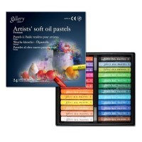 Набор пастели масляной мягкой круглой GALLERY Artists` Soft Oil, 24 цвета