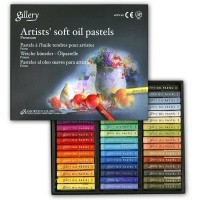 Набор пастели масляной мягкой круглой GALLERY Artists` Soft Oil, 48 цветов