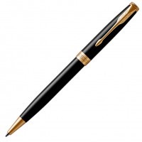 Ручка шариковая Parker Sonnet Core K530 LaqBlack GT M черные чернила