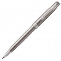 Ручка шариковая Parker Sonnet Core K526 Stainless Steel CT M черные чернила
