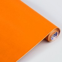 Пленка бархатная самоклеящаяся SADIPAL, рулон 45х100см, Оранжевый
