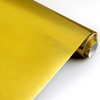 Бумага с фольгированным покрытием SADIPAL, 65г/м2, рулон 50х200см, Золотой