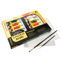 Студийный набор акриловых красок Winsor&Newton GALERIA Complete Set, 9 цветов