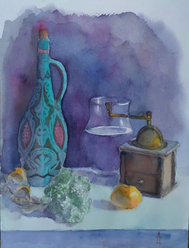 Натюрморт акварелью 2 