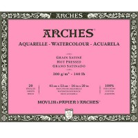 Блок для акварели Arches 300г/м2 Сатин 51x41см, 20 листов