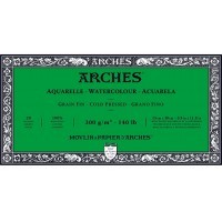 Блок для акварели Arches 300г/м2 Фин 30x15см, 20 листов