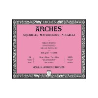 Блок для акварели Arches 300г/м2 Сатин 18x26см, 20 листов