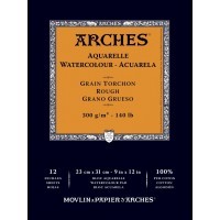 Альбом для акварели Arches 300г/м2 Торшон 31x23см, 12л., склейка