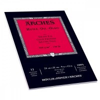 Альбом для масла ARCHES Huile, 300г/м2, 23х31см, склейка по короткой стороне, 12 листов