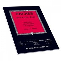 Альбом для масла ARCHES Huile, 300г/м2, 31х41см, склейка по короткой стороне, 12 листов