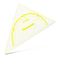 Угольник настенный Aristo Geodreieck, пластик, 80 см Прозрачный