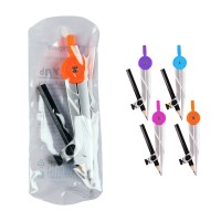 Циркуль ArtSpace металл, 120мм, с карандашом, ПВХ чехол