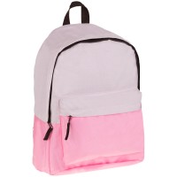 Рюкзак ArtSpace Street серый-розовый 40х29х18см, 1 отделение, 3 кармана
