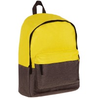 Рюкзак ArtSpace Street желтый-серый 40х29х18см, 1 отделение, 3 кармана
