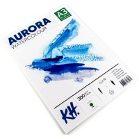 Альбом для акварели Aurora 300г/м2 А3, Rough (крупн.зерно), 12л., склейка