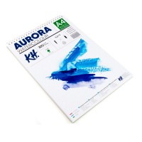 Альбом для акварели Aurora 300г/м2 А4, Rough (крупн.зерно), 12л., спираль