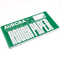 Блок для акварели Raw Aurora 300г/м2 18х36см, Rough (крупн. зерно), 20л., склейка