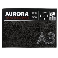 Калька в альбоме Tracing Pad Aurora 90г/м2 А3, 50л., склейка