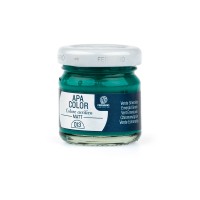 Краска акриловая APA COLOR 40мл Ferrario, 13 изумрудно зеленый