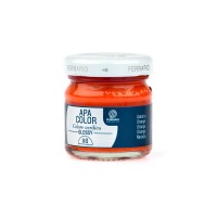 Краска акриловая APA COLOR 40мл Ferrario, 116 оранжевый (глянцевый)