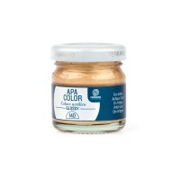 Краска акриловая APA COLOR 40мл Ferrario, 140 античное золото (металлик глянцевый)