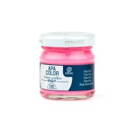 Краска акриловая APA COLOR 40мл Ferrario, 158 розовый флуоресцентный