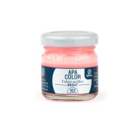 Краска акриловая APA COLOR 40мл Ferrario, 163 оранжевый фосфоресцирующий