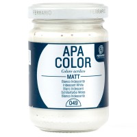 Краска акриловая APA COLOR 1000мл Ferrario, 49 белый переливчатый