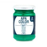 Краска акриловая APA COLOR 150мл Ferrario, 12 зеленый темный