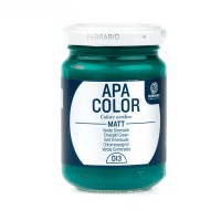 Краска акриловая APA COLOR 150мл Ferrario, 13 изумрудно-зеленый