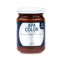 Краска акриловая APA COLOR 150мл Ferrario, 17 коричневый