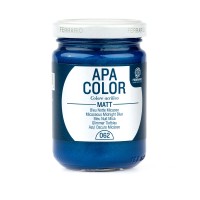 Краска акриловая APA COLOR 150мл Ferrario, 62 синий полуночный (слюда)