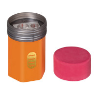 Точилка Brunnen Topper, с ластиком, двойная, 3.5 х 6 см Оранжевый