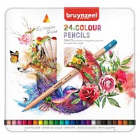 Набор цветных карандашей Bruynzeel Expression Colour 24цв в металл.кор.,