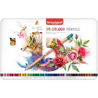 Набор цветных карандашей Bruynzeel Expression Colour 36цв в металл.кор.,