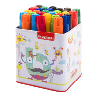 Фломастеры утолщ. в боксе \