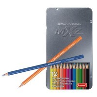 Набор цветных карандашей в мет.коробке MXZ Bruynzeel, 12 цветов