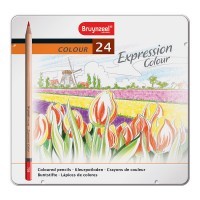 Набор цветных карандашей в мет.коробке EXPRESSION Bruynzeel, 24 цвета