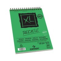 Альбом на спирали для графики CANSON XL Recycle, 160г/м2, 14.8х21см, зерно 