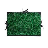 Папка CANSON Carton a Dessin Classic, 26х33см, на 3х шнурках, зеленая