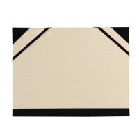 Папка CANSON Carton a Dessin Brut Customisable, 37х52см, 2 эластичные резинки, бежевый картон