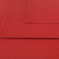 Картон гофрированный цветной CANSON, 300г/м2, лист 50х70см, 06 Красный густой; 10л./упак.