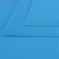 Картон гофрированный цветной CANSON, 300г/м2, лист 50х70см, 57 Синий бирюзовый; 10л./упак.
